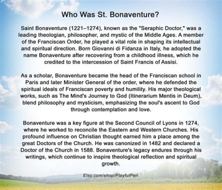 Bonaventure Biography