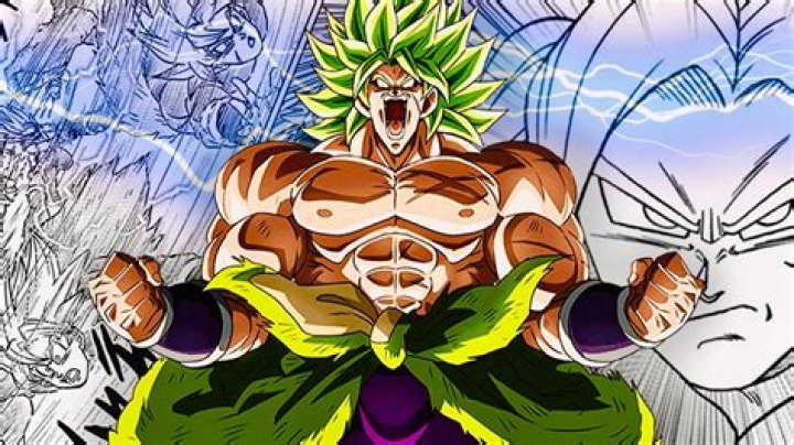 Broly powering up