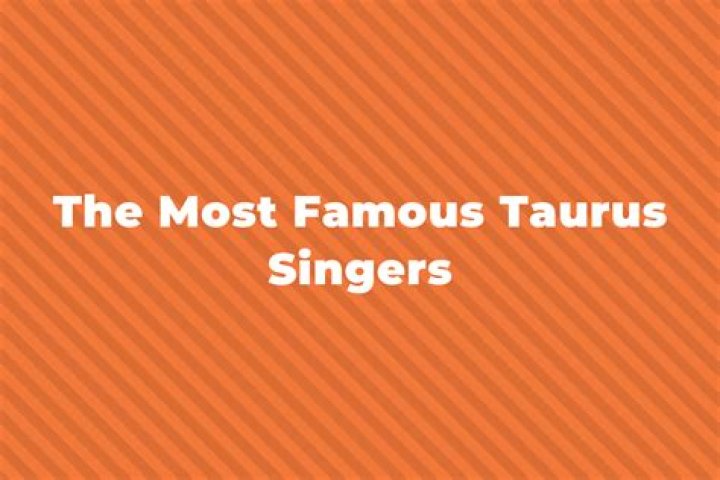Famous Taurus Hip Hop Singers