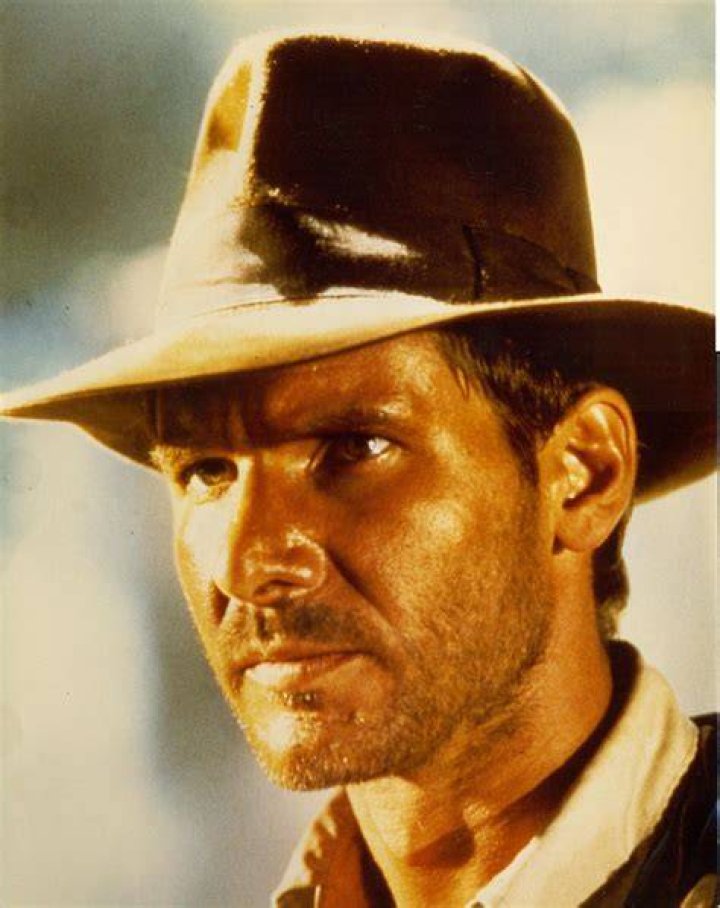 Harrison Ford as Indiana Jones in Indiana Jones and the Temple of Doom