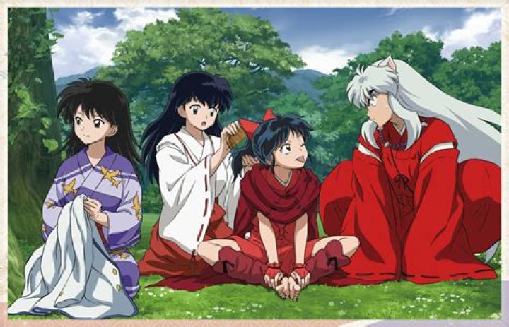 Kagome, Moroha, and Inuyasha in 'Yashahime'