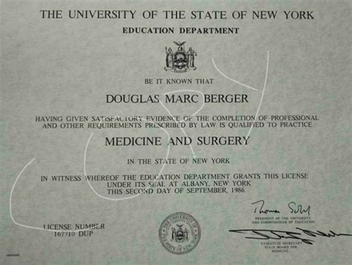 NY State Medical License