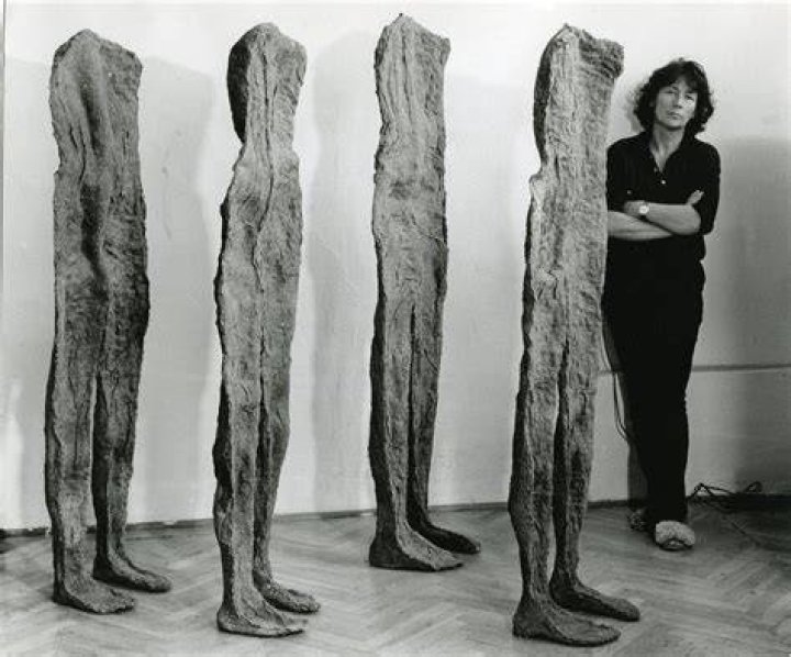 Polish sculptor Magdalena Abakanowicz