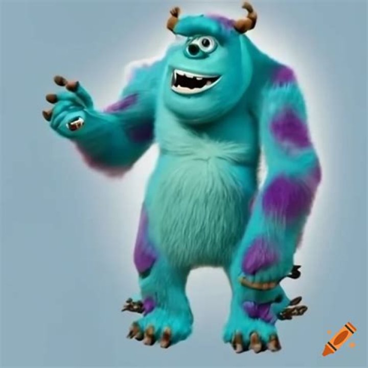 What does sully see when he opens the door?